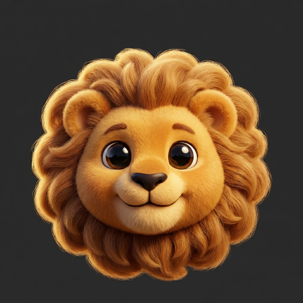 AI-transformed 3D render of the monster friend